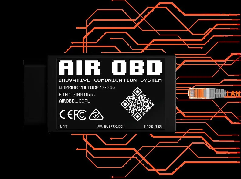 OBD-Adapter für die Fernwartung mit Netzwerkanschluss